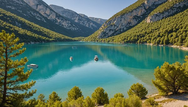 Lac de sainte-croix verdon : eaux turquoise et nature avec le camping la farigoulette